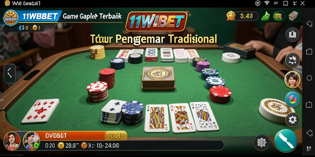Gameplay seru dan strategis dalam 11WBET saat bermain Gaple.