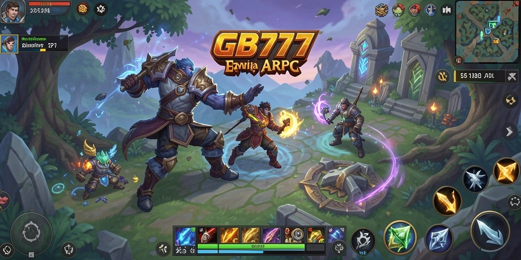 Tampilan gameplay ARPG yang mendebarkan di GB777.