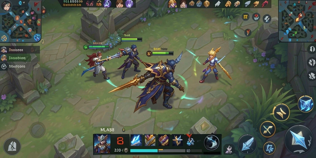 Gameplay MLBB8 yang santai dan menghibur.