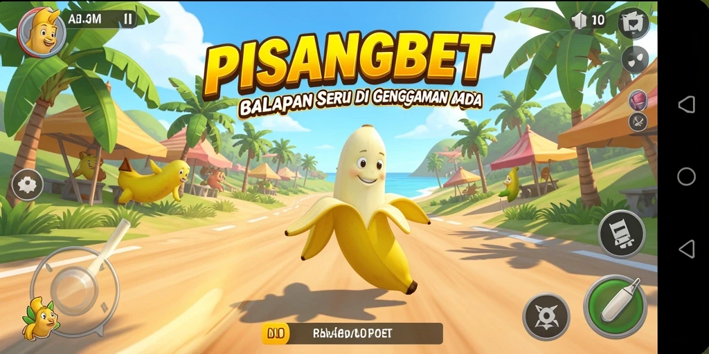 Tampilan menarik gameplay balapan seru di PISANGBET.