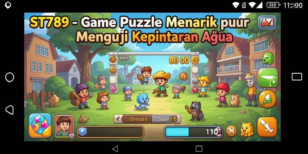 Tampilan gameplay ST789 yang menarik dalam menyelesaikan puzzle.